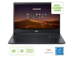 Notebook ACER A315-34-C6ZS Celeron N4000 4GB 1TB 15,6