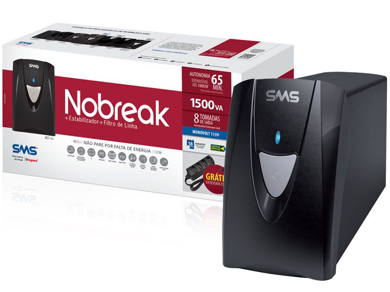 SMS - Nobreak NET4+USM1500S 115