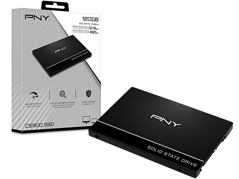 SSD  PNY SSD7CS900-120-RB  CS900 120GB 2.5 SATA III 6GB/S