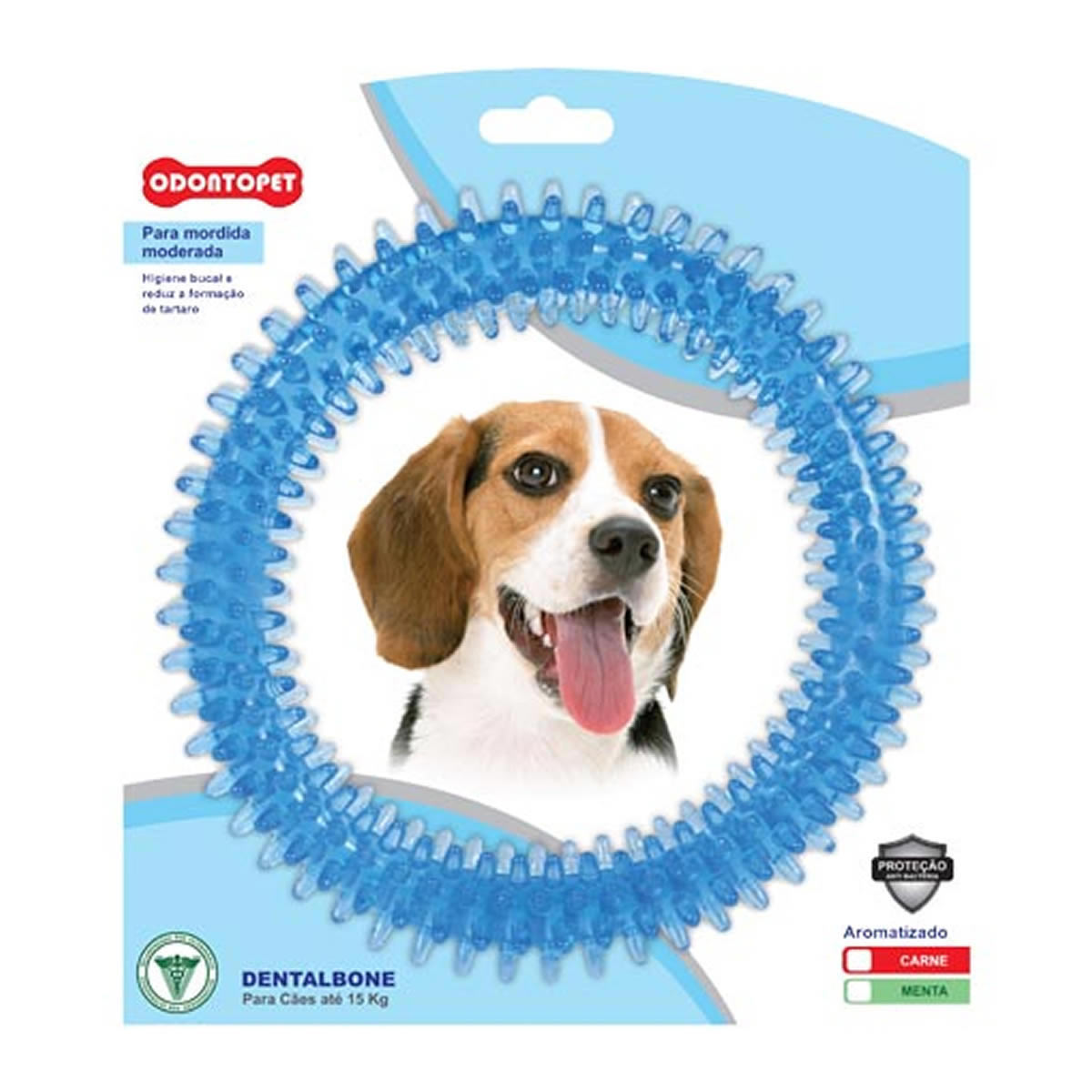 Brinquedo para Cachorro Argola Dentalbone Odontopet Azul