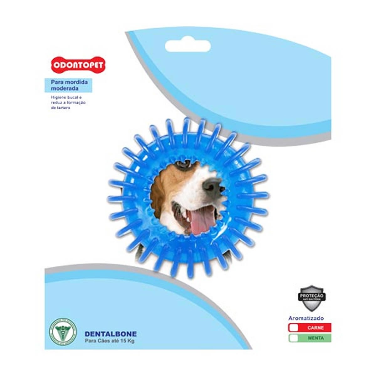 Brinquedo para Cachorro Argola Espacial Dentalbone Odontopet para Cães até 15 Kg