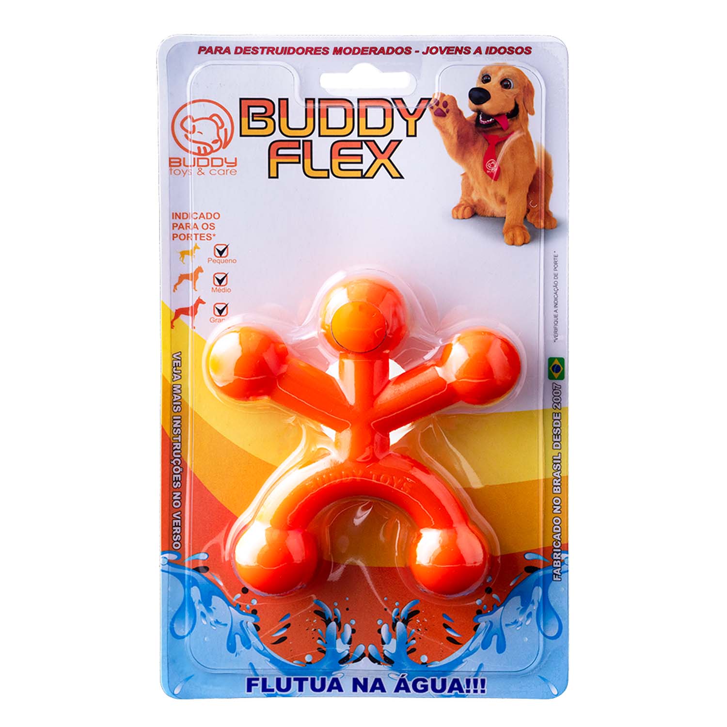 Brinquedo para Cachorro Buddy Toys Boneco Flex