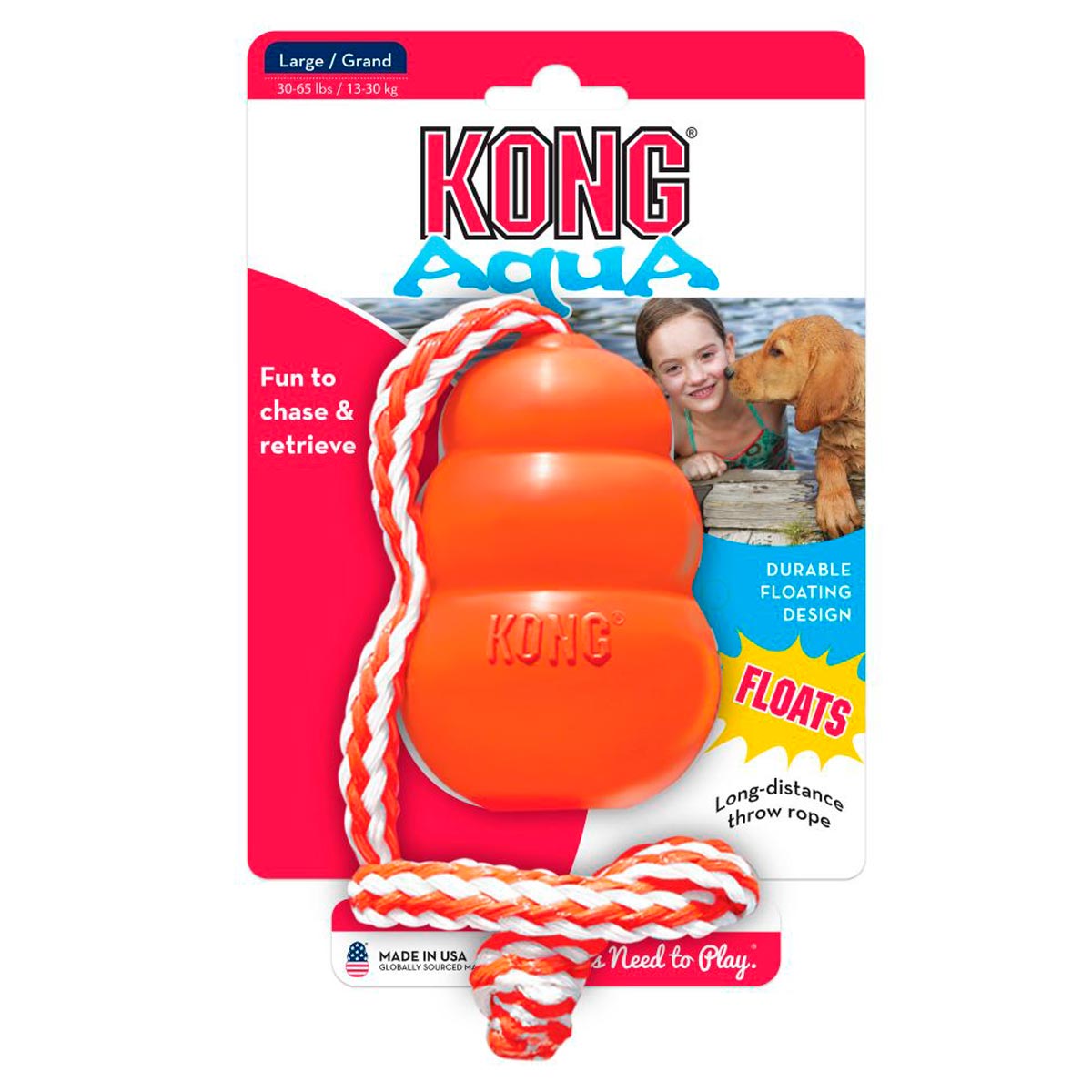 Brinquedo para Cachorro Kong Aqua Flutuante