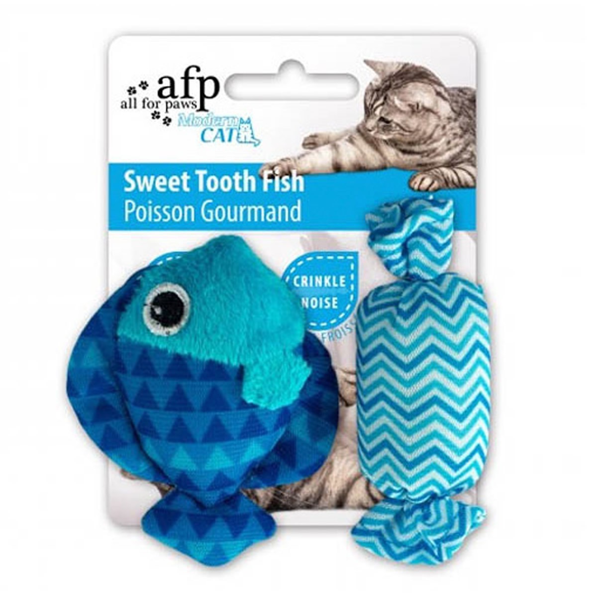 Brinquedo para Gatos AFP Modern Cat Peixinho do Doce Azul - Sweet Tooth Fish