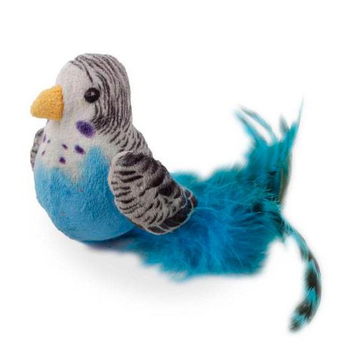 Brinquedo para Gatos AFP Natural Instincts Periquito com Catnip e Penas - Bouncing Bird