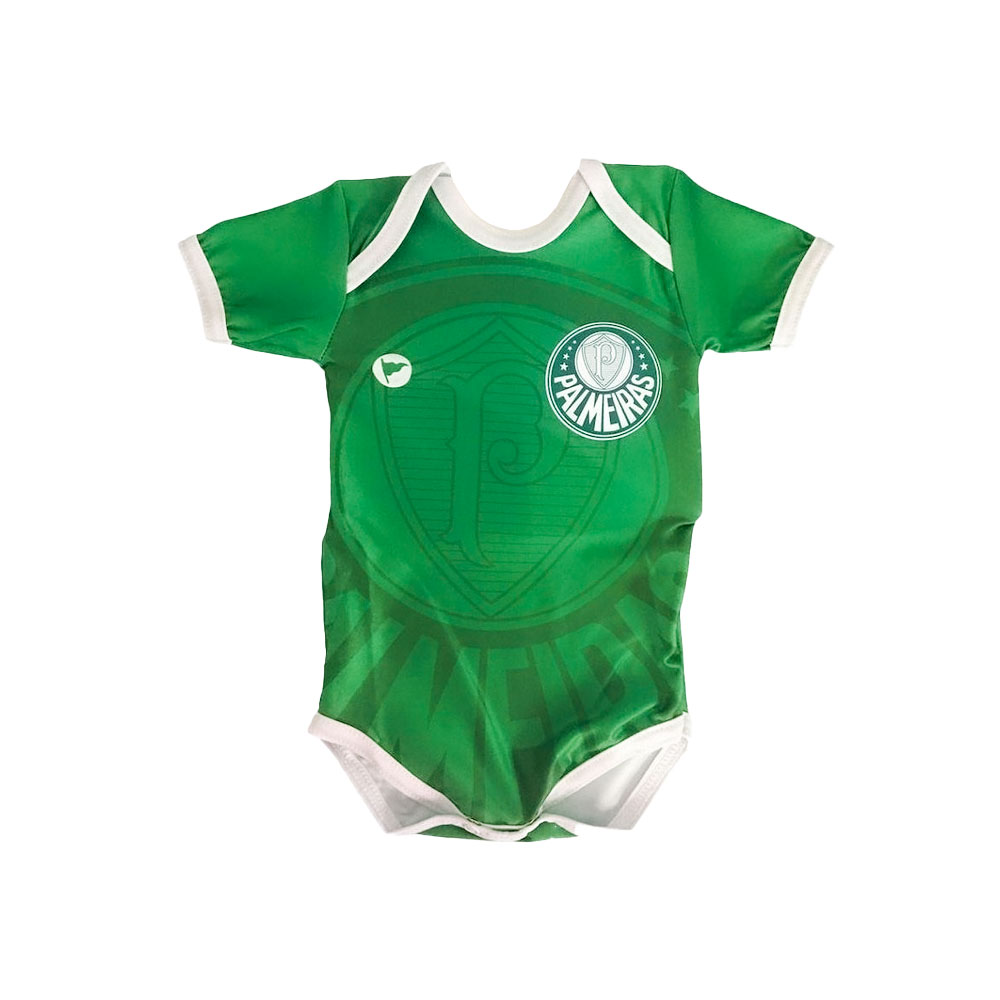 Body Torcida Baby Palmeiras I Proteção UV  - Sportime