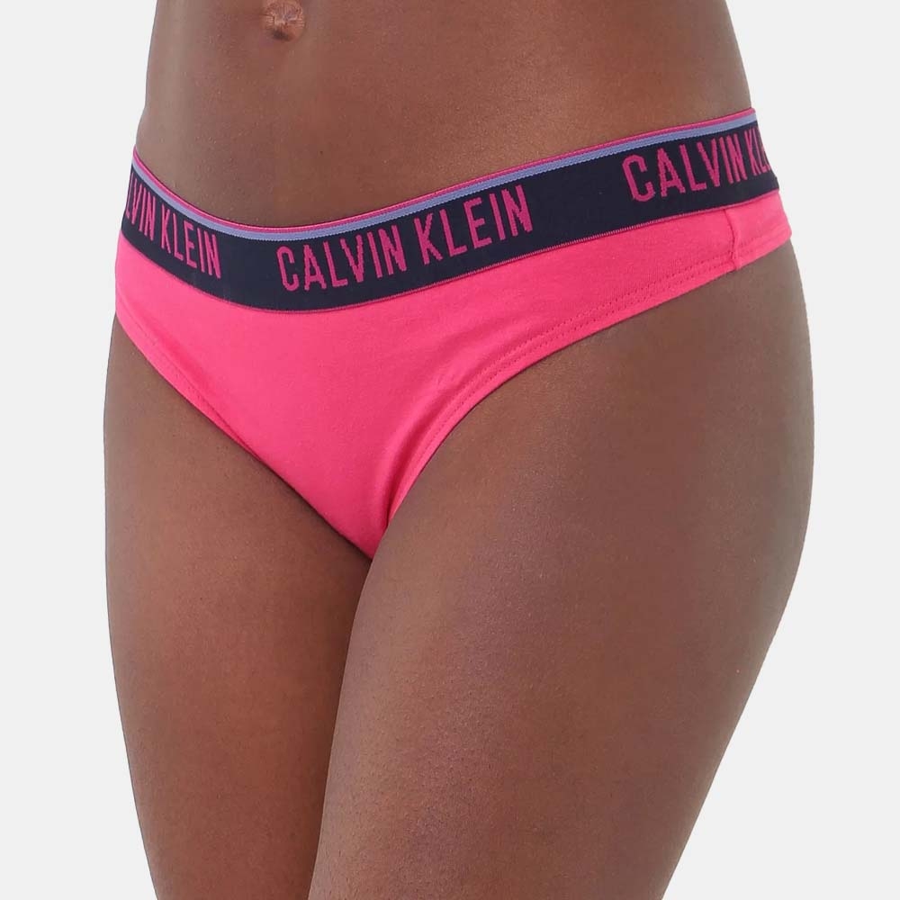 Calcinha Calvin Klein Fio Dental Cotton Pink - Sportime