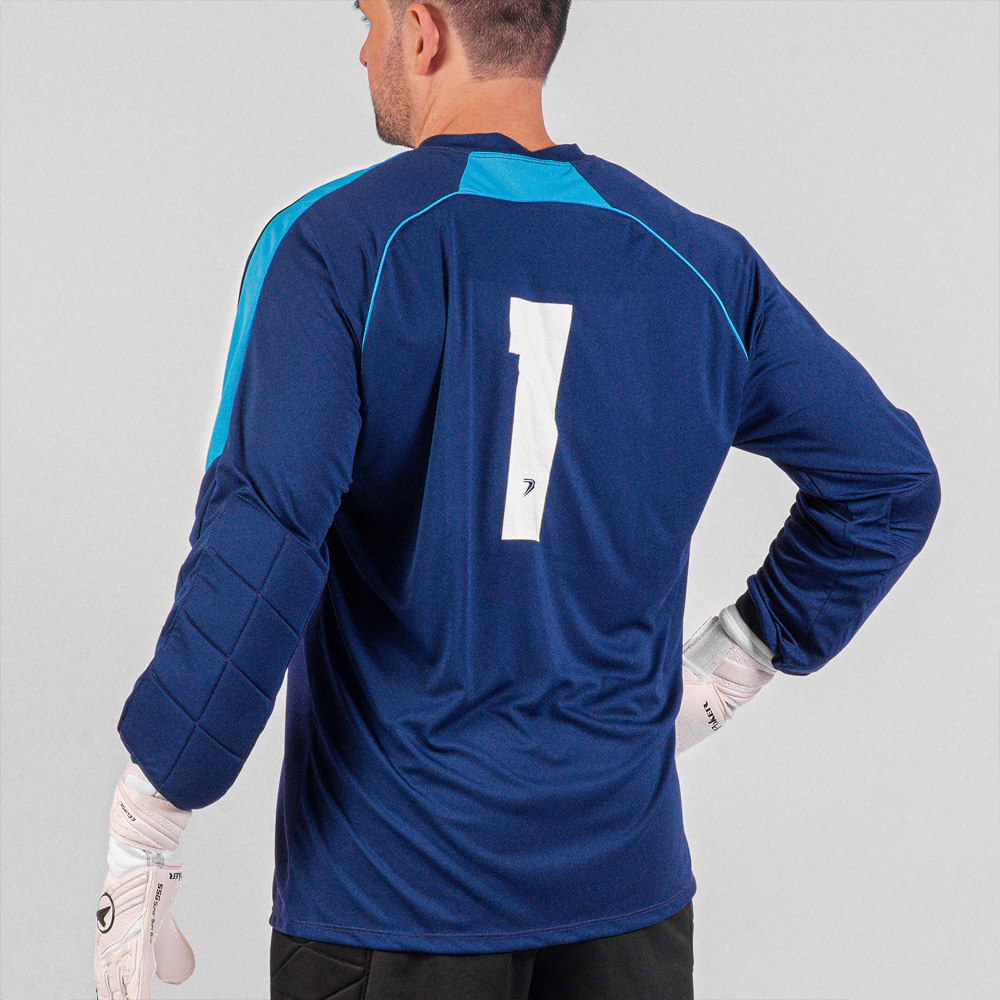 Camisa Goleiro Poker Royal M/L Azul  - Sportime