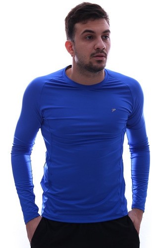 Camisa Térmica Poker Skin Basic III M/L  Azul  - Sportime