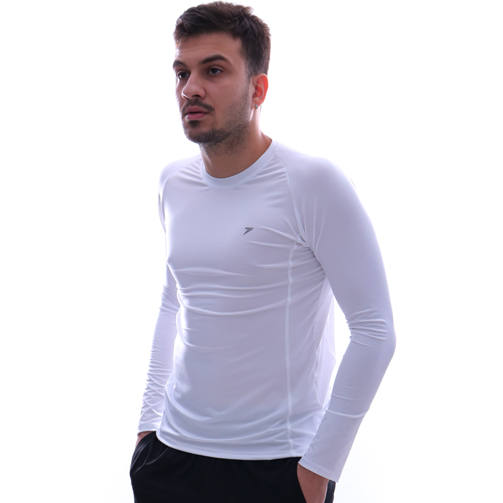 Camisa Térmica Poker Skin Basic III M/L  Branca - Sportime
