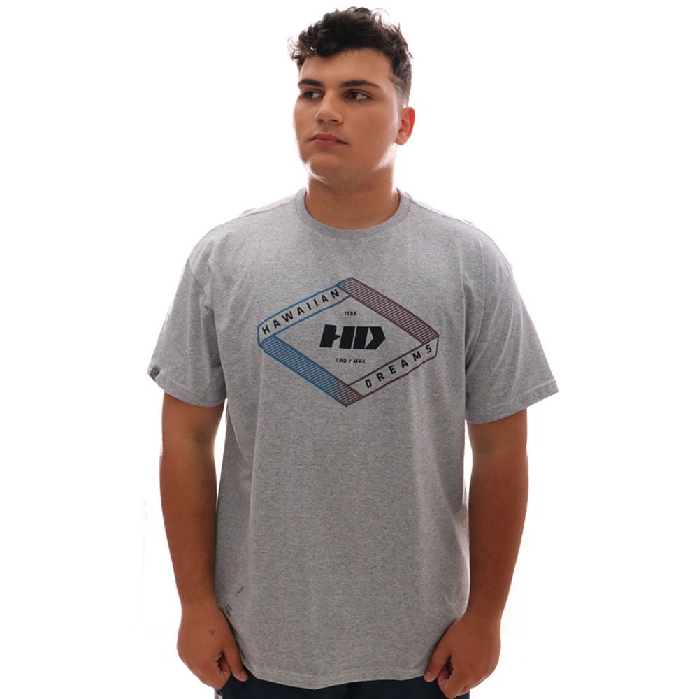 Camiseta HD Gradient Geo Mescla Plus Size