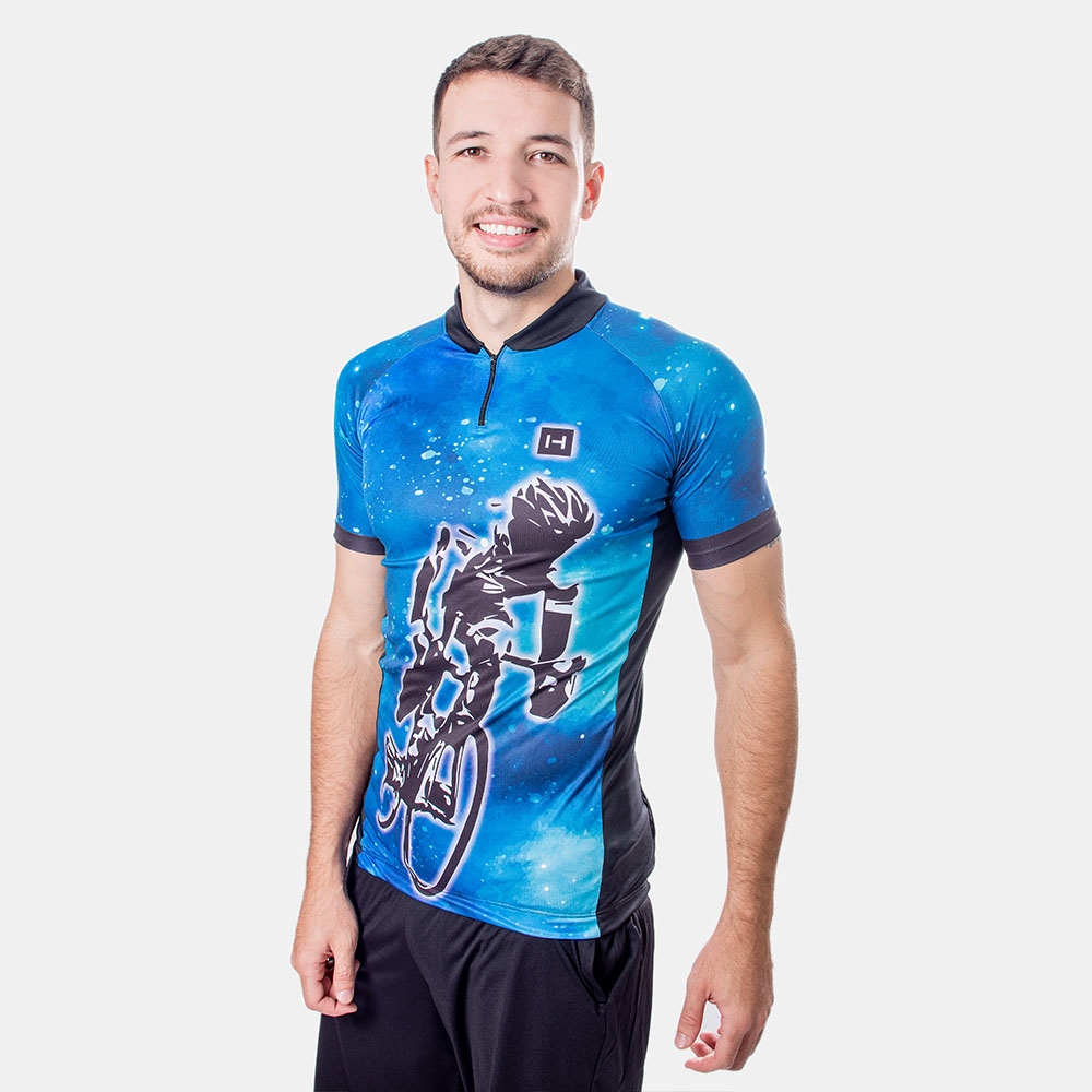 Camiseta Head Ciclismo Azul  - Sportime