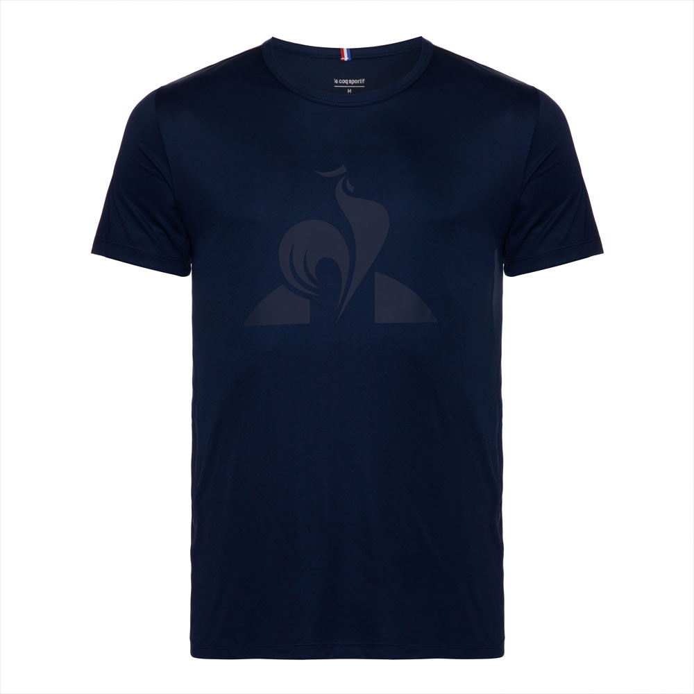 Camiseta Le Coq Sportif Tee Ts Logo Dry Marinho  - Sportime