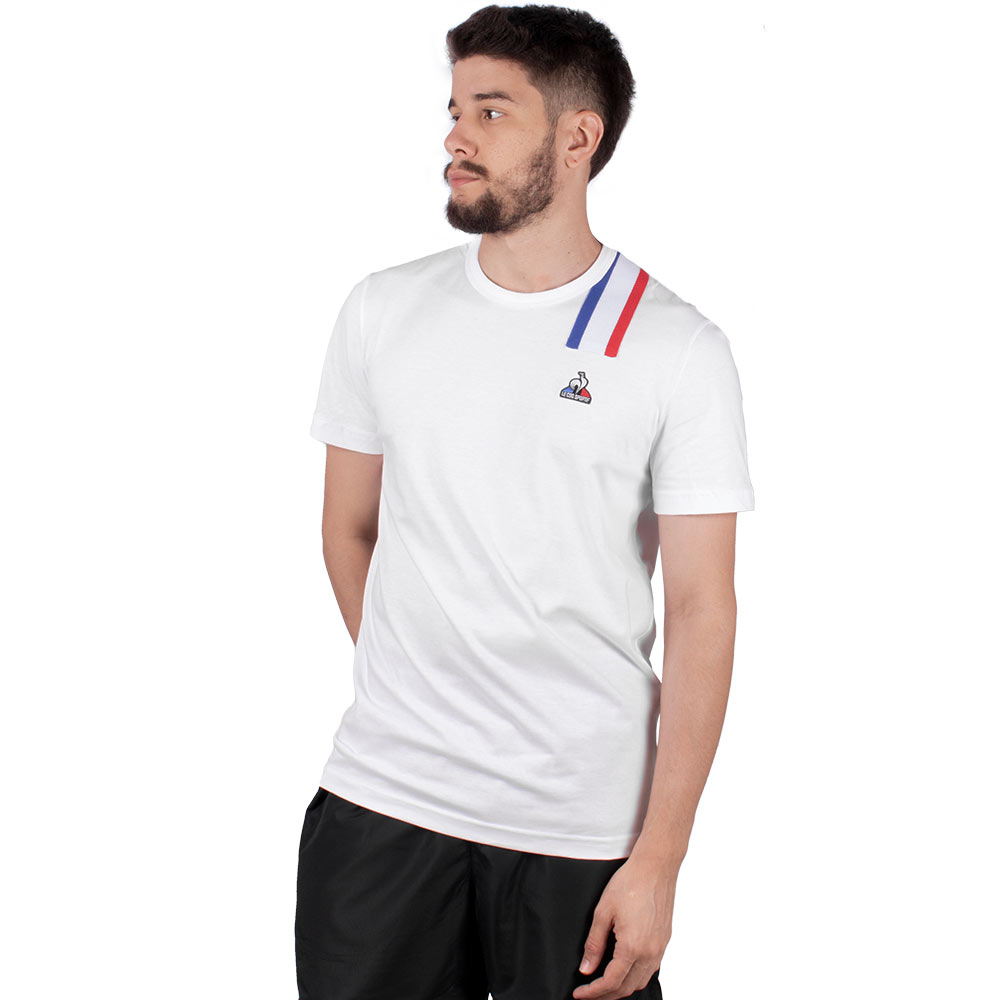 Camiseta Le Coq Sportif Tri Tee Ss Branco