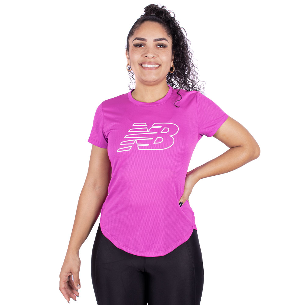 Camiseta New Balance Accelerate Feminino - Sportime
