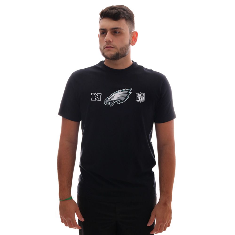 Camiseta New Era Nfl Philadelphia Eagles Preto