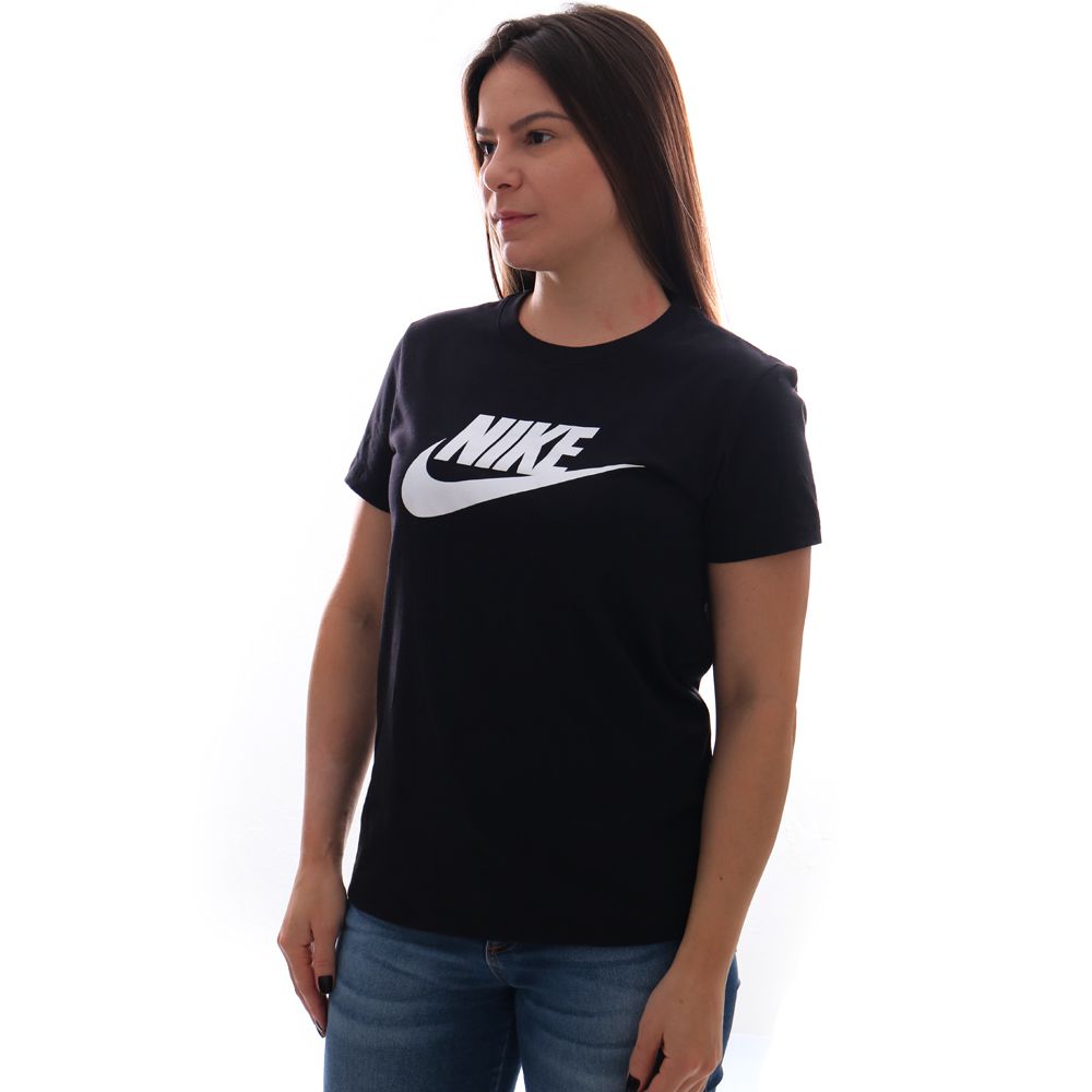 Camiseta Nike SB Essential Feminina Preta - Sportime