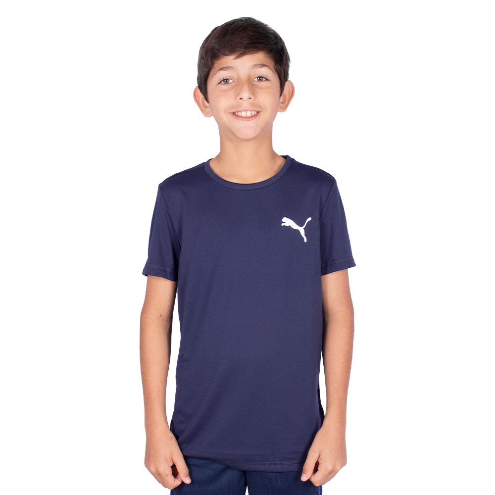 Camiseta Puma Active Small Logo Juvenil - Sportime