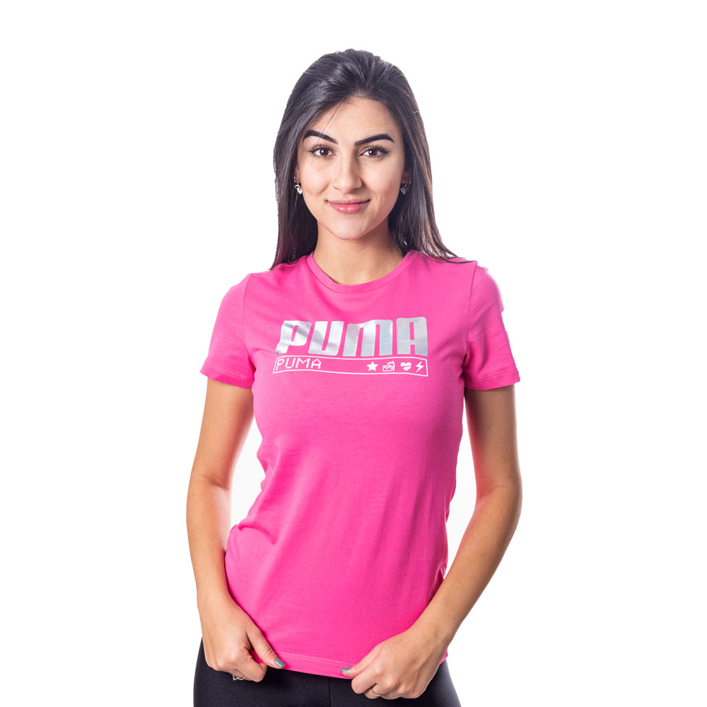 Camiseta Puma Alpha Tee Juvenil - Sportime