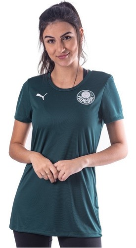 somewhere planter Stare Sportime - Camiseta Puma Palmeiras Goal Casual Feminina