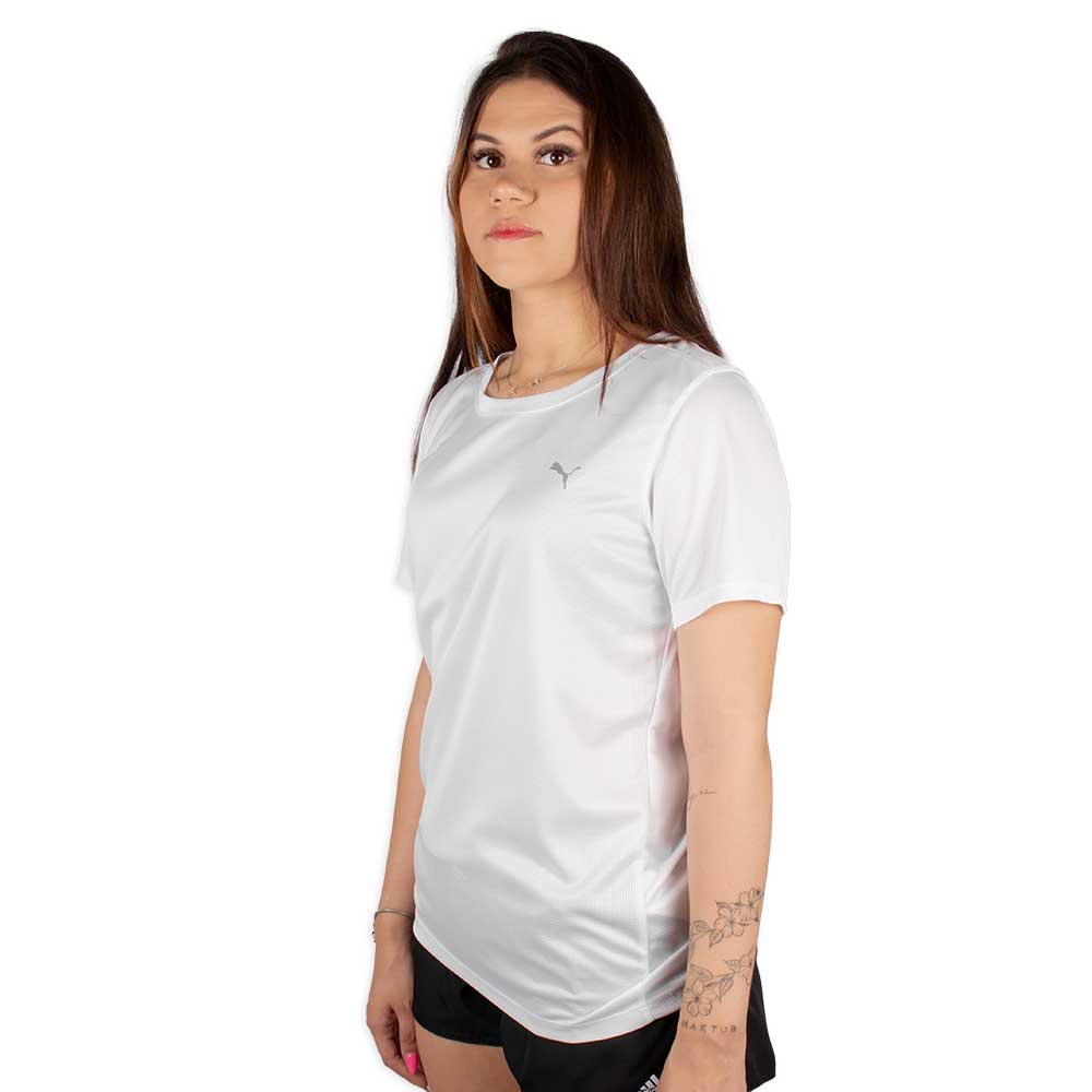 Camiseta Puma Performance Tee Feminino Branco  - Sportime