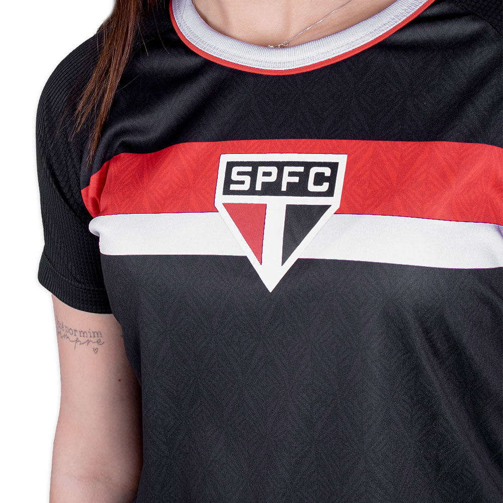 Camiseta São Paulo Pristine Feminino - Sportime