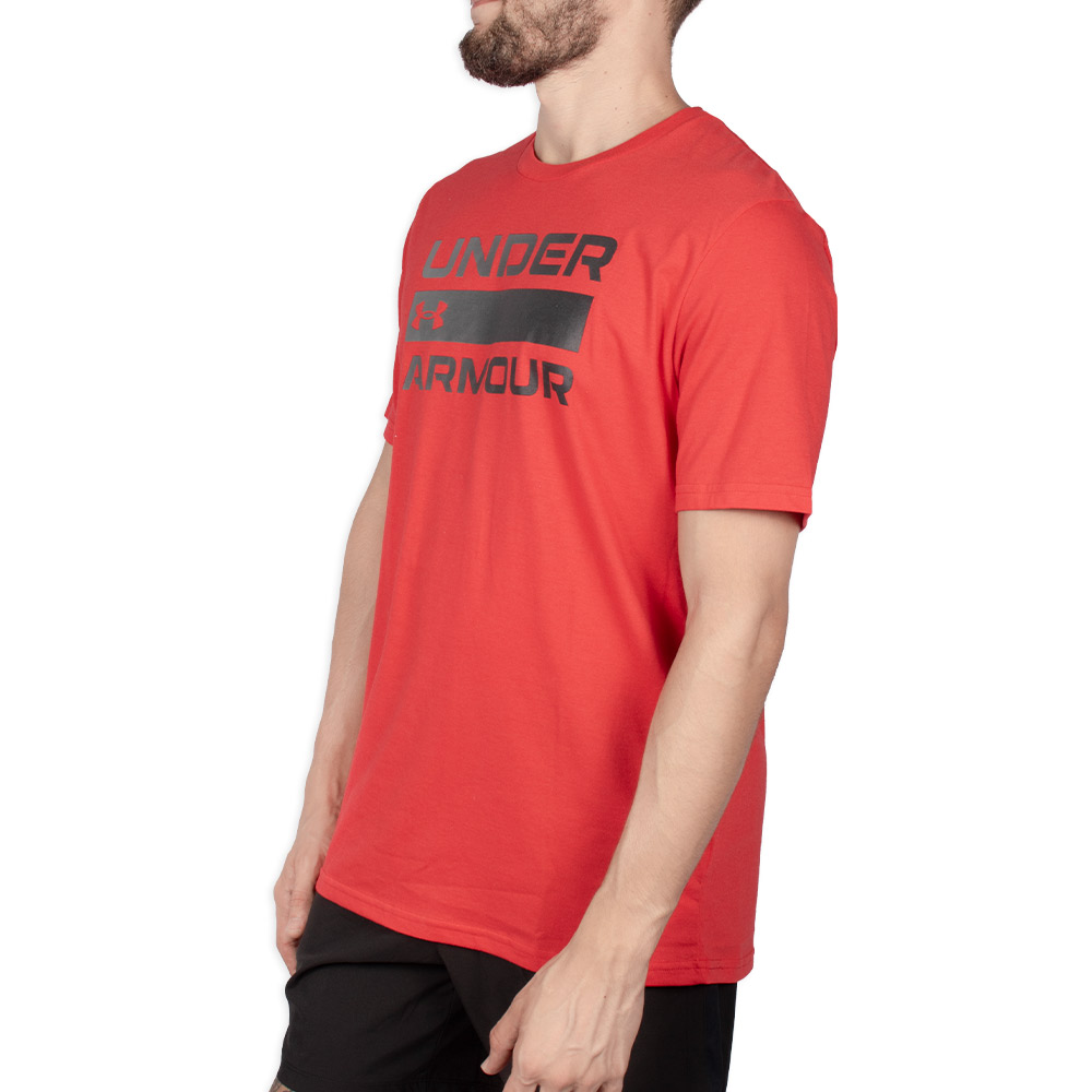 Camiseta Under Armour Team Issue Vermelho  - Sportime