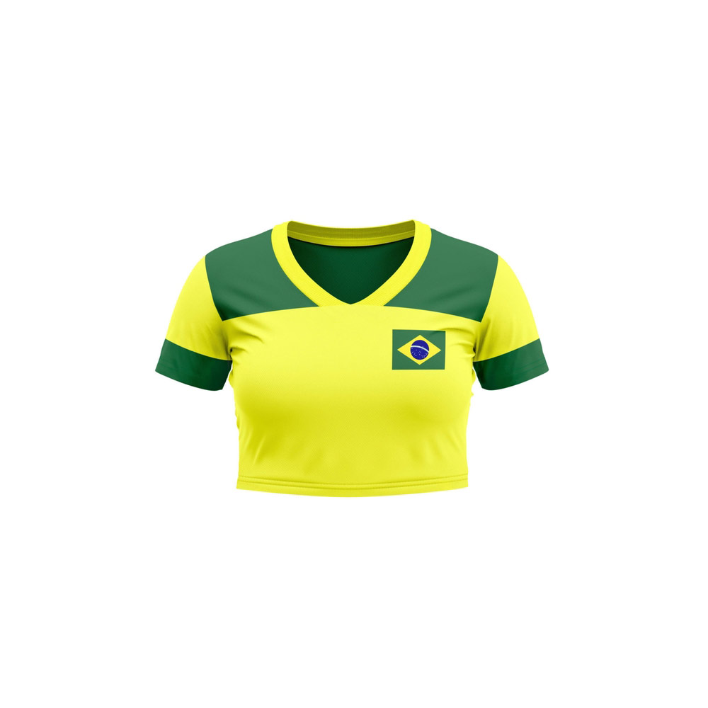 Cropped Brasil Moheki Copa 2022  - Sportime