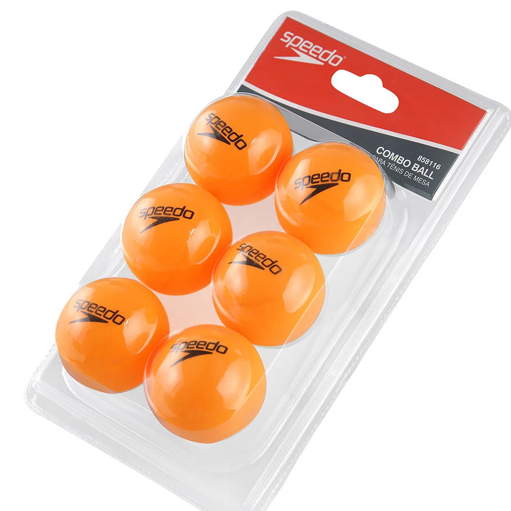 Kit 6 Bolas Tênis de Mesa Speedo Combo Ball  - Sportime