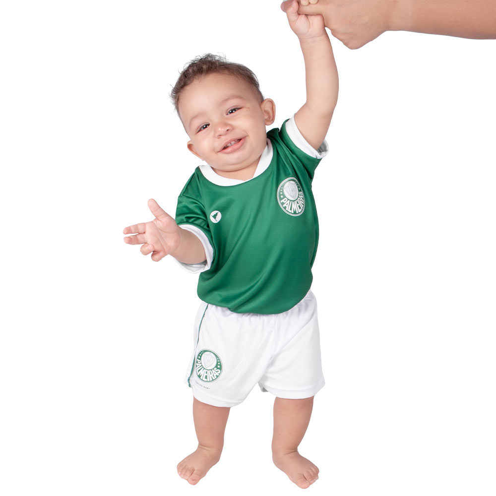Kit Camiseta e Short Dry Baby/infantil Palmeiras II