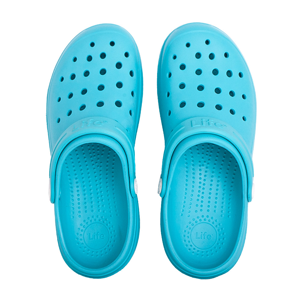 Sandália Life Shoes New Clog Feminino Azul