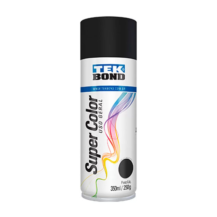 Spray Preto Fosco De Uso Geral 350ml
