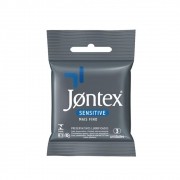 PRESERVATIVO JONTEX SENSITIVE COM 3