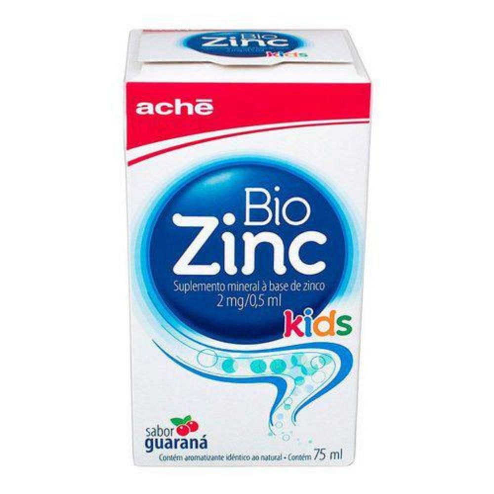 Biozinc Kids Solução Oral Sabor Guaraná 2mg/Ml 75ml