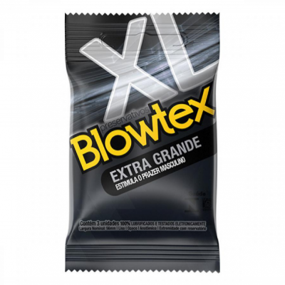 PRESERVATIVO BLOWTEX COM 3 EXTRA GRANDE