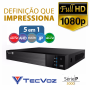 DVR Tecvoz 08 Canais Flex HD Full HD TW-P3008.