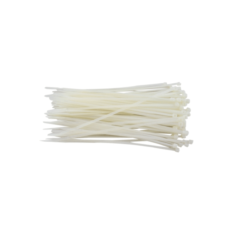 Abraçadeiras de Nylon para Lacre 3,0mm x 150mm - Branca