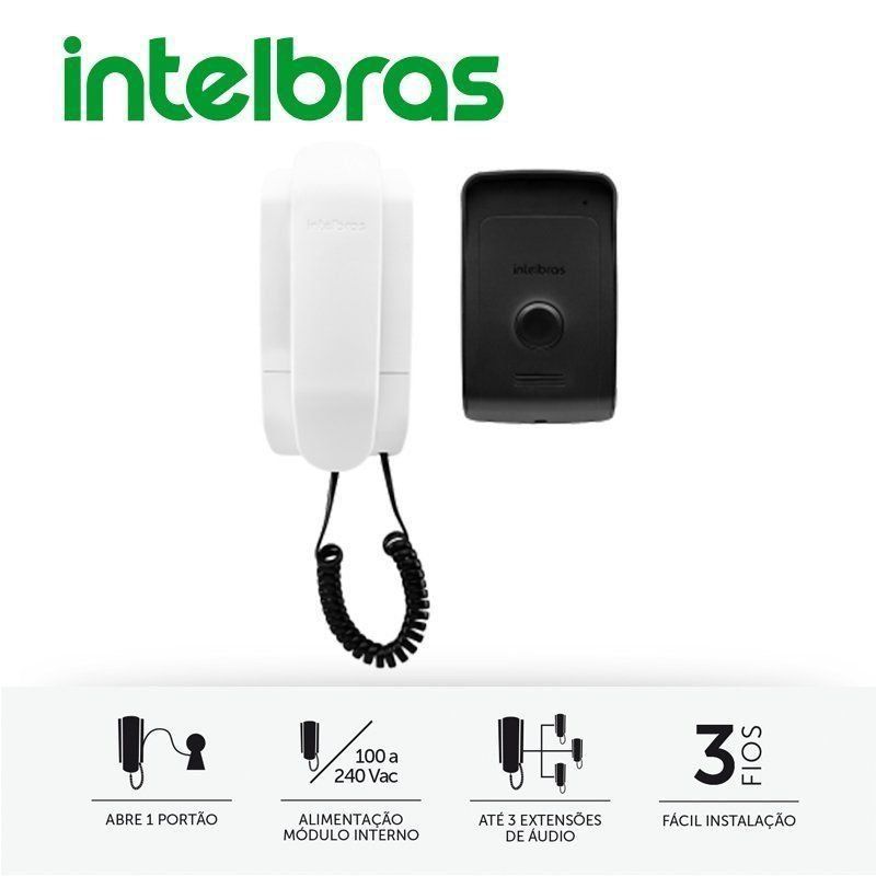 Interfone Porteiro Intelbras Residencial IPR 1010
