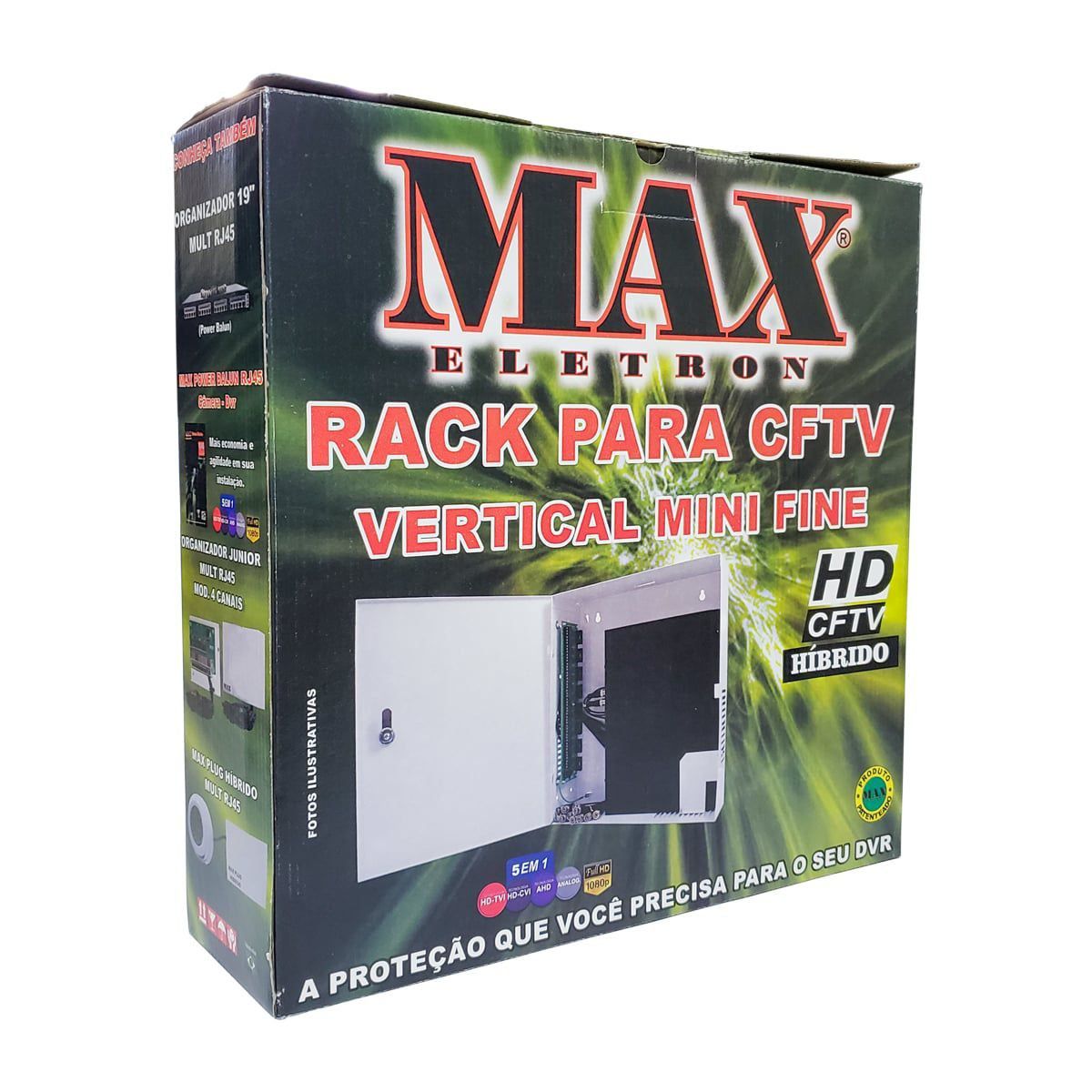 Rack Vertical Max Eletron Fine 4 HD Híbrido