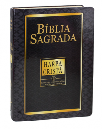 Bíblia Sagrada com Harpa Cristã - Letra Gigante - Tradicional