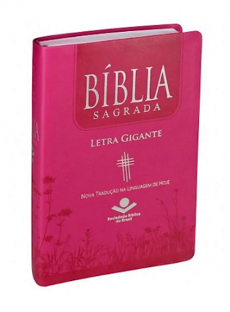 Bíblia Sagrada Letra Gigante NTLH - Pink