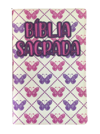 Bíblia Sagrada Slim - Capa Borboleta Lilás