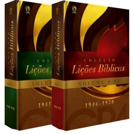 Livro Coleção Lições Bíblicas (1941 - 1950) - Volumes 02 e 03