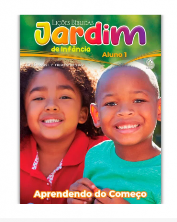 Revista Escola Dominical | Lições Bíblicas - Jardim de Infância (1º Trimestre - 2022)