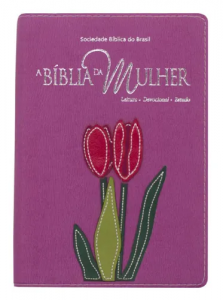 A Bíblia da Mulher Média RA - Modelo Legno Orquídea