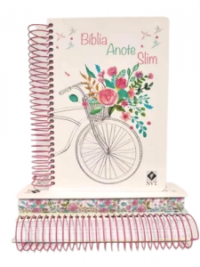 Bíblia Anote Slim NVT Espiral - Bike