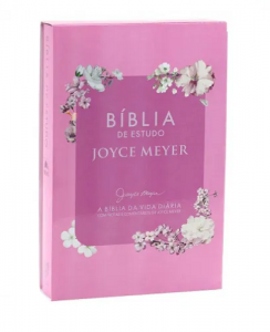 Bíblia de Estudo Joyce Meyer - Letra Grande NVI  - Floral