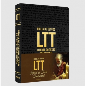 Bíblia de Estudo LTT - Literal do Texto Tradicional - Capa Preta