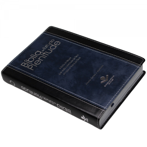 Bíblia de Estudo Plenitude Bicolor - Preta e Azul