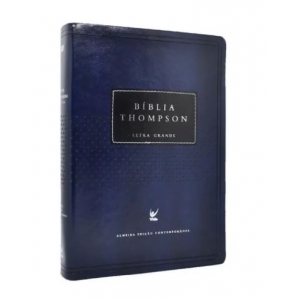 Bíblia de Estudo Thompson - AEC - Luxo - Letra Grande (Azul/Preto)
